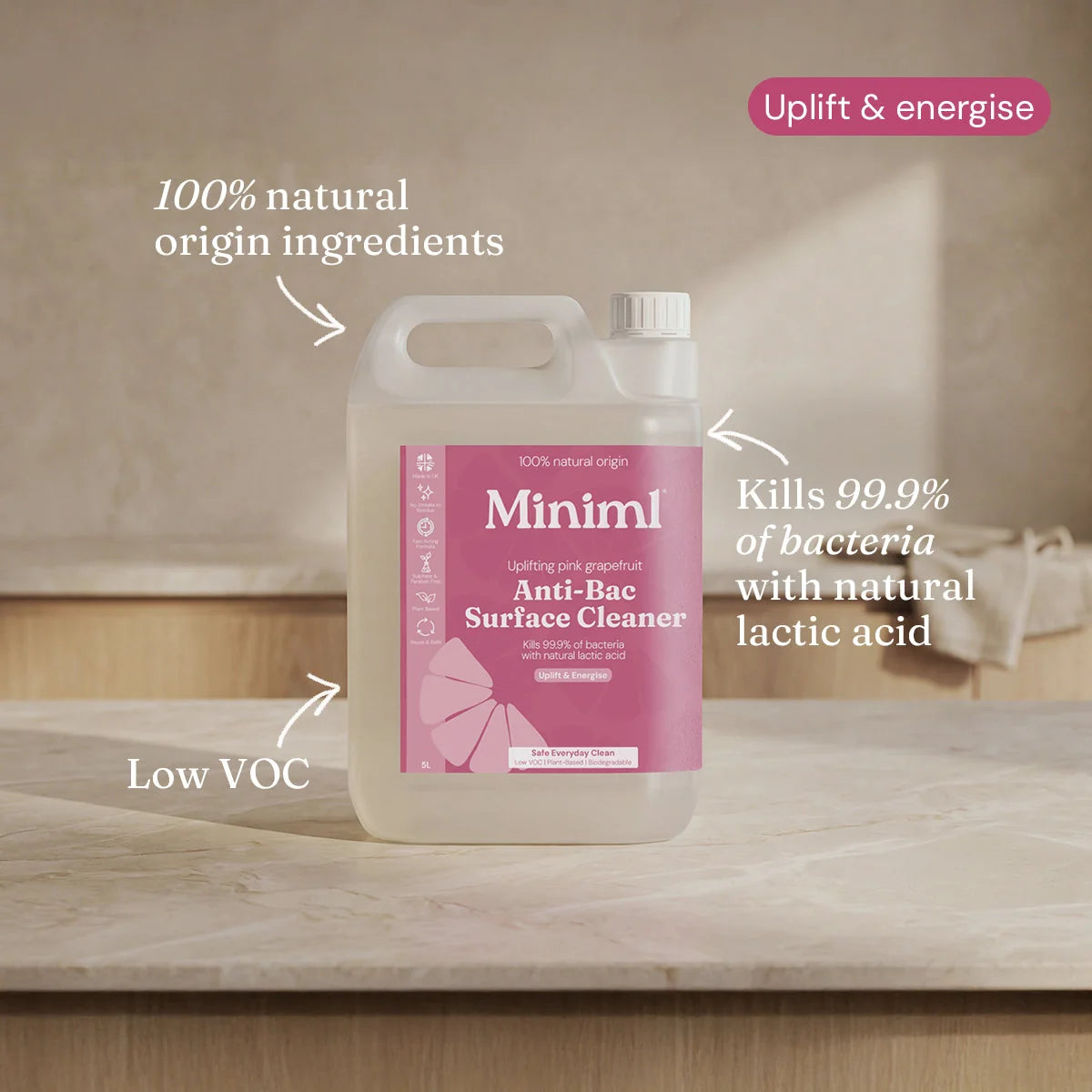 Anti Bac Surface Cleaner - Pink Grapefruit
