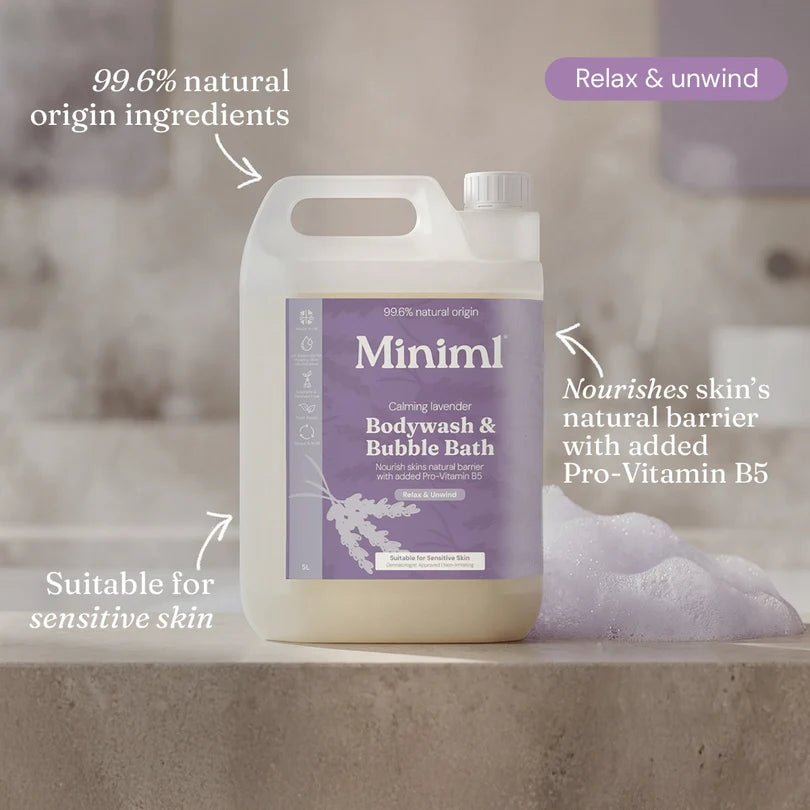 Bodywash & Bubble Bath 5L - Calming Lavender