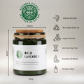 Greenman Woodwick Soy Candle - Wild Lavender