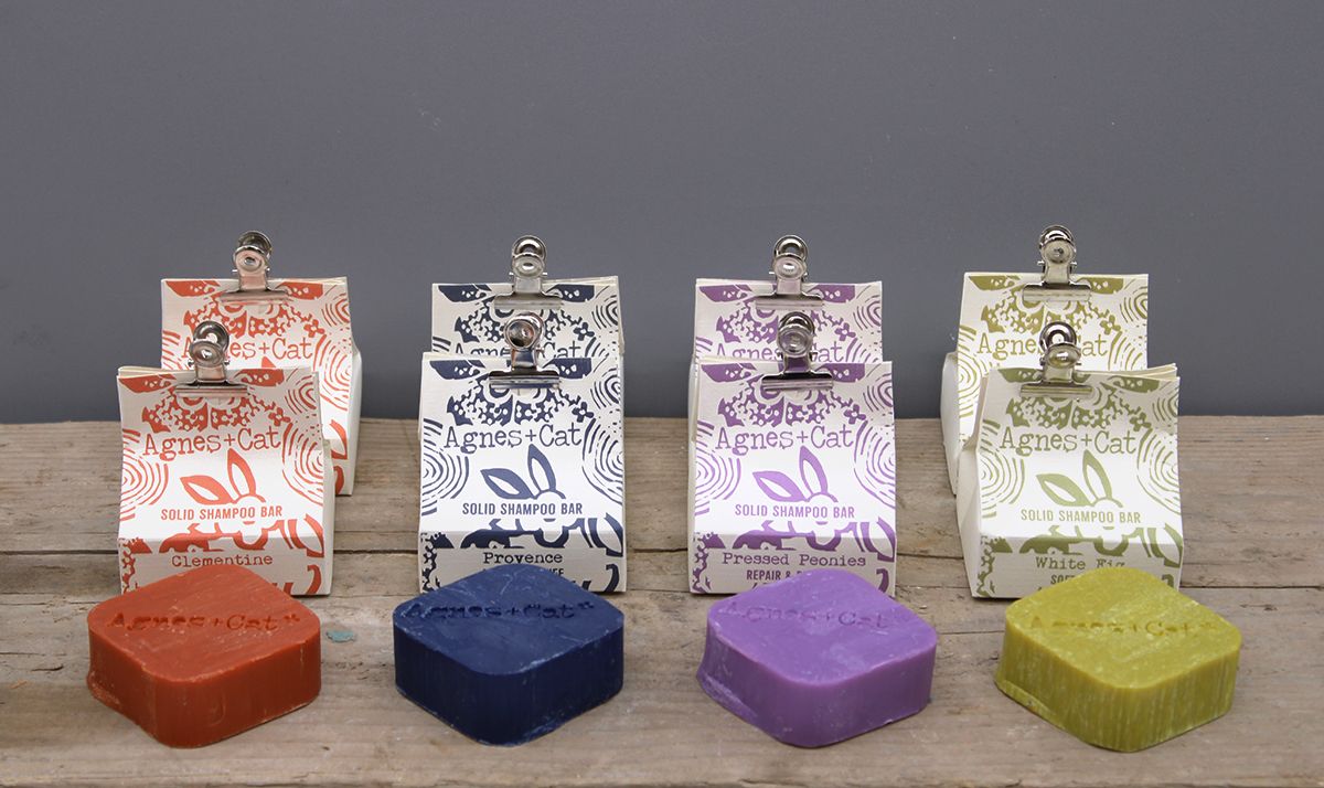 Agnes + Cat Clementine Solid Shampoo