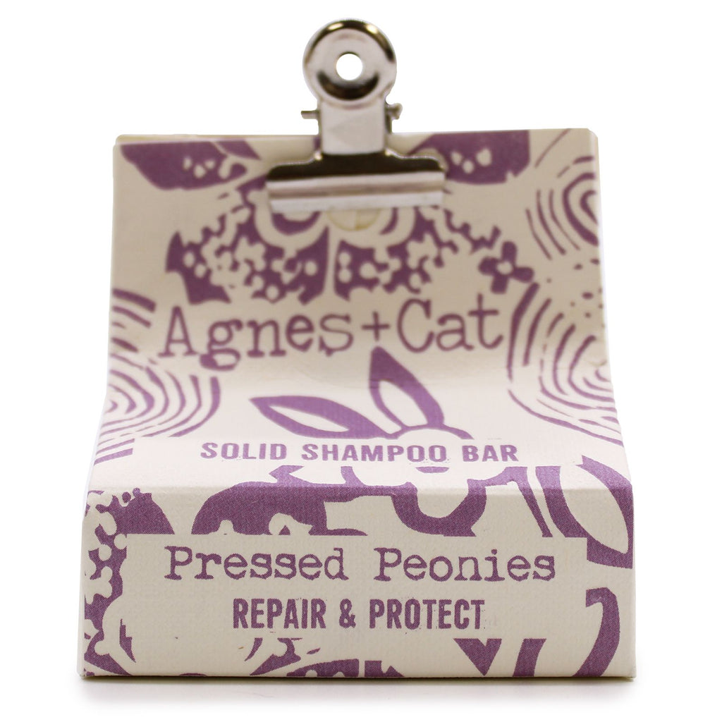 Agnes + Cat Pressed Peonies Solid Shampoo