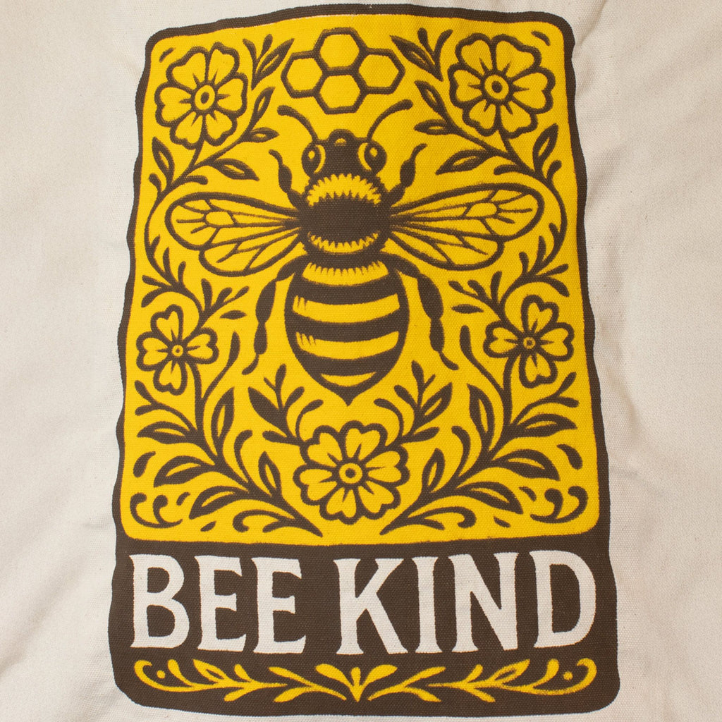 Nomad Sari Iconic Toni Tote Bag - Bee Kind - Natural 10oz