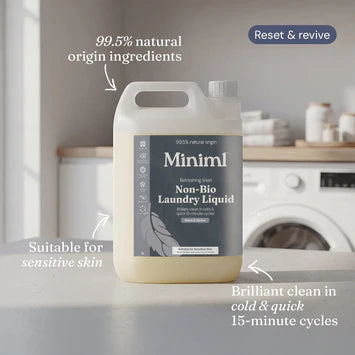Miniml Non-Bio Laundry Liquid 5L - Fresh Linen